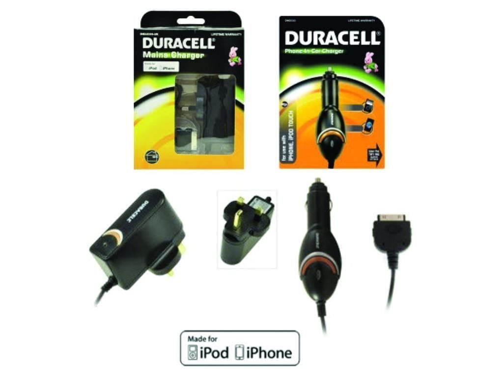 Duracell Apple 30Pin Home & Car Charger Bundle (Apple 30Pin Home & Car Charger Bundle)