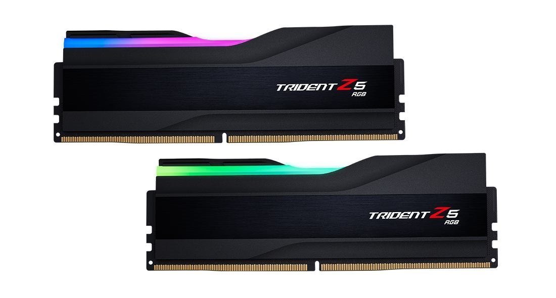 G.Skill Trident Z5 RGB Memory Module 32 GB 2 X 16 GB DDR5 6400 MHz (G.Skill DDR5 Ram 32GB [2x16GB Dual-Kit] PC6400 CL32 32TZ5RK RGB Trident Z5 RGB)