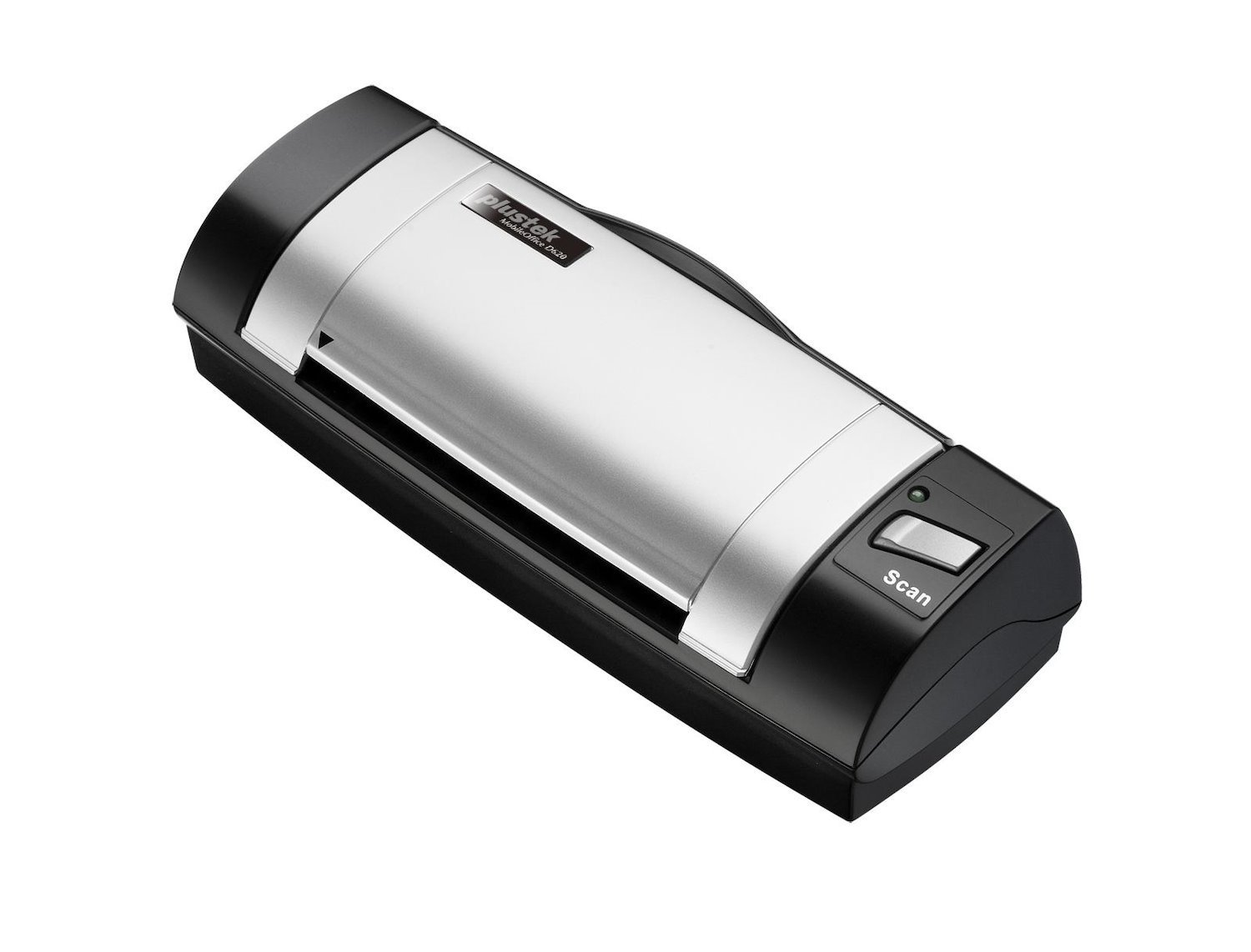 Plustek MobileOffice D620 Business Card Scanner 600 X 600 Dpi Black Silver (Mobileoffice D620 - A6 Duplex Scanner)