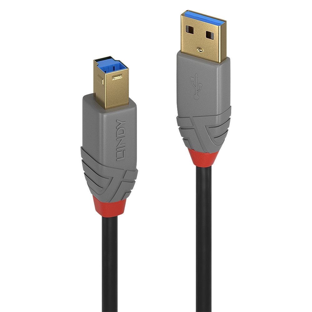Lindy 3M Usb 3.2 Type A To B Cable Anthra Line (3Musb3.0Typeatotypebanthraline)