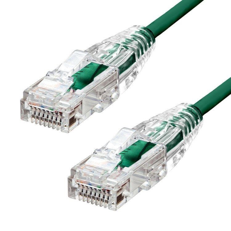 ProXtend Ultra Slim Cat6a U/Utp Cu LSZH Ethernet Cable Green 75CM (Ultra Slim Cat6a U/Utp Cu - LSZH Ethernet Cable Green - 75CM - Warranty: 360M)