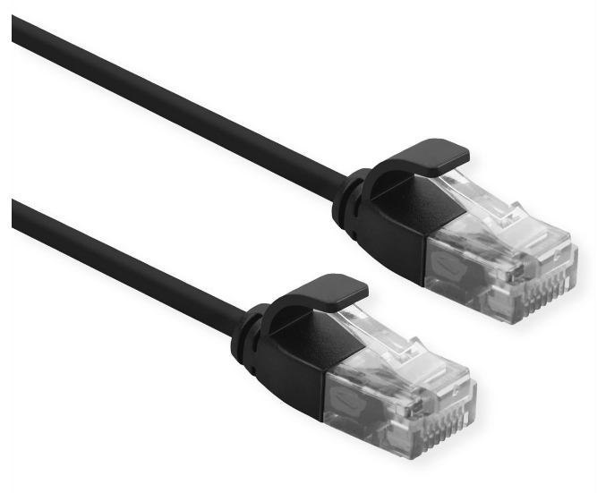 Roline 21.15.3954 Networking Cable Black 1.5 M Cat6a U/Utp [Utp] (Networking Cable Black 1.5 M - Cat6A U/Utp [Utp] - Warranty: 12M)