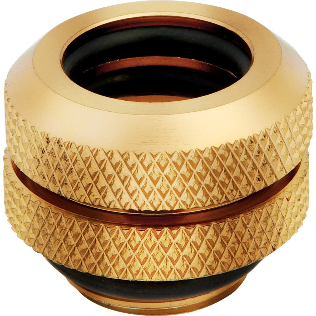 Corsair CX-9052002-WW Computer Cooling System Part/Accessory Fitting (Corsair Hydro X Series XF Hardline 12MM Gold Fittings - Four Pack [CX-9052002-WW)