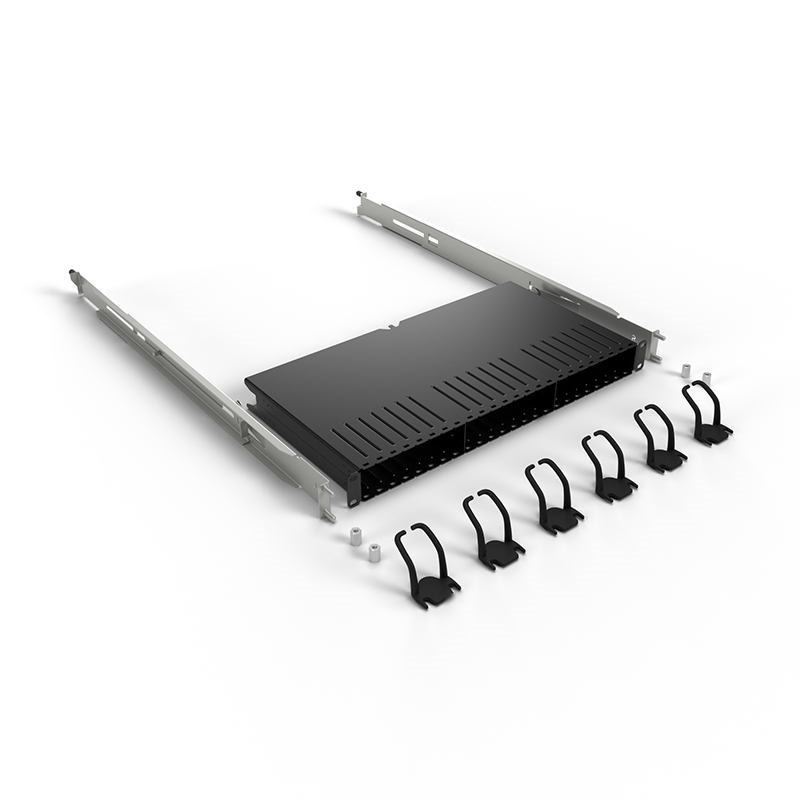 Patchbox Pbxframe Rack Accessory Cable Management Panel (Patchbox Plus+ Frame Incl. Mounting Rails & 6 PCS Patchcatch & 96 Id-Labels)