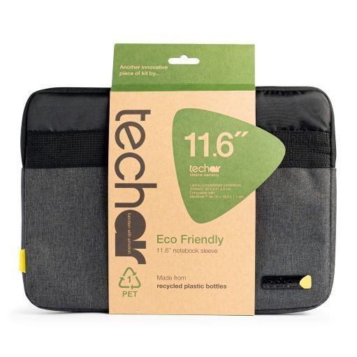 Techair Eco - Notebook Sleeve - 10 - 11.6 - Black/Grey