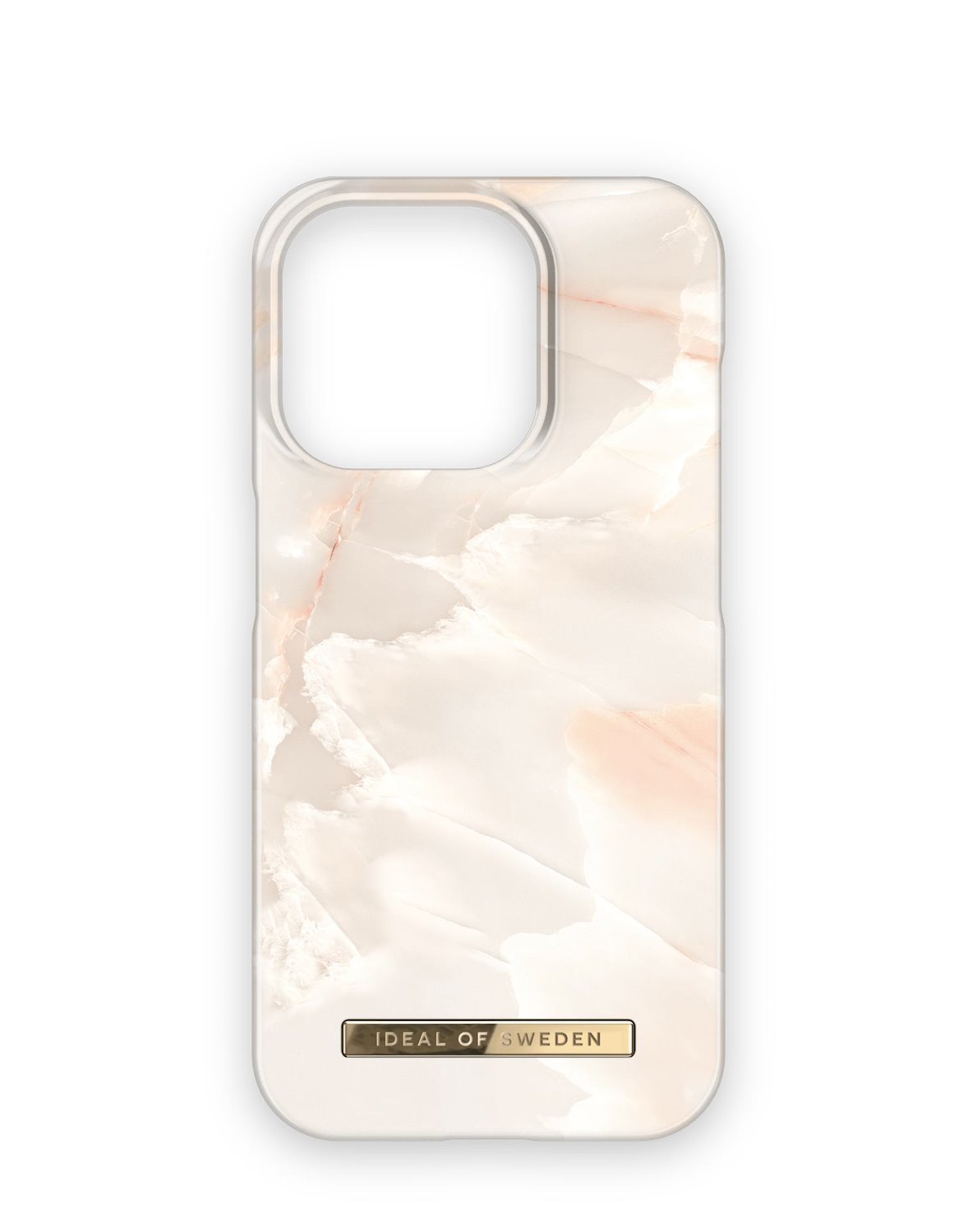 iDeal Of Sweden Rose Pearl Marble Mobile Phone Case 15.5 CM [6.1] Cover (iDeal Of Sweden iPhone 15 Pro Case Rose Pearl Marble)