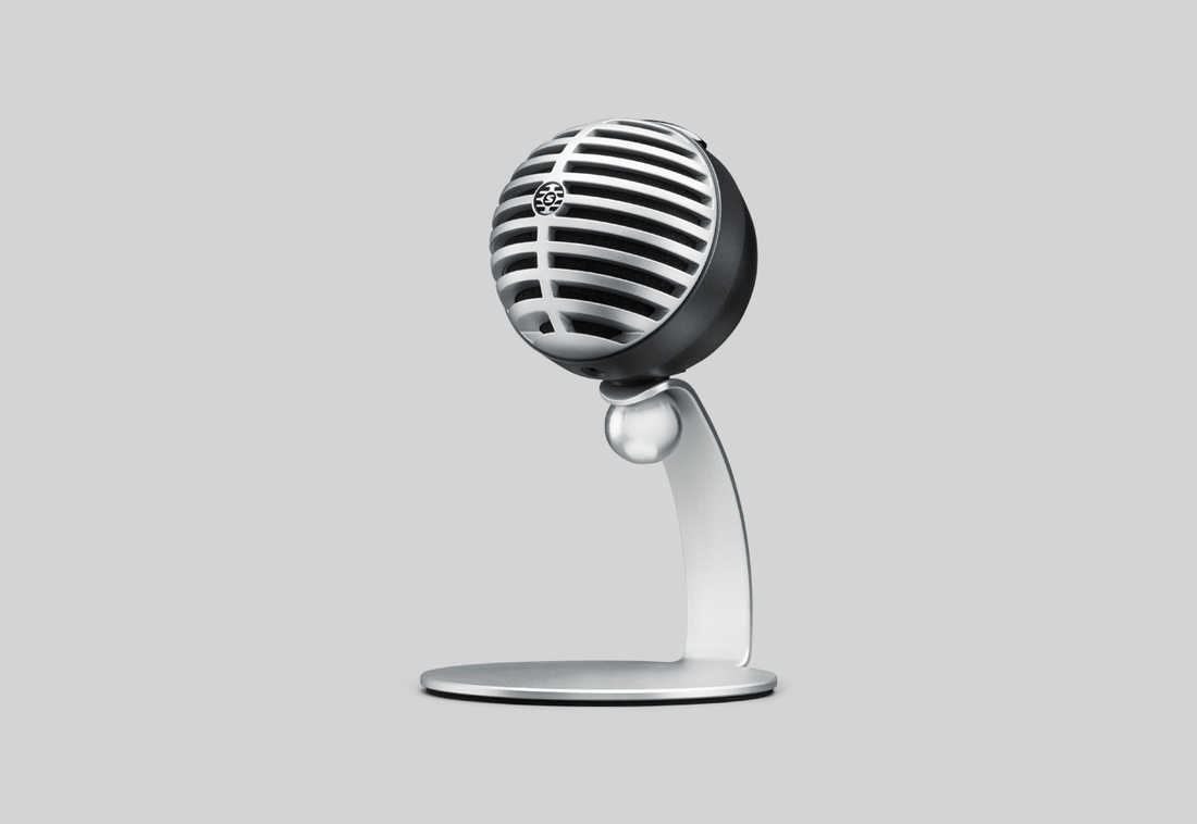 Shure Motiv MV5 Grey Presentation Microphone (Shure MV5 [Gray] + Lightning Cable)