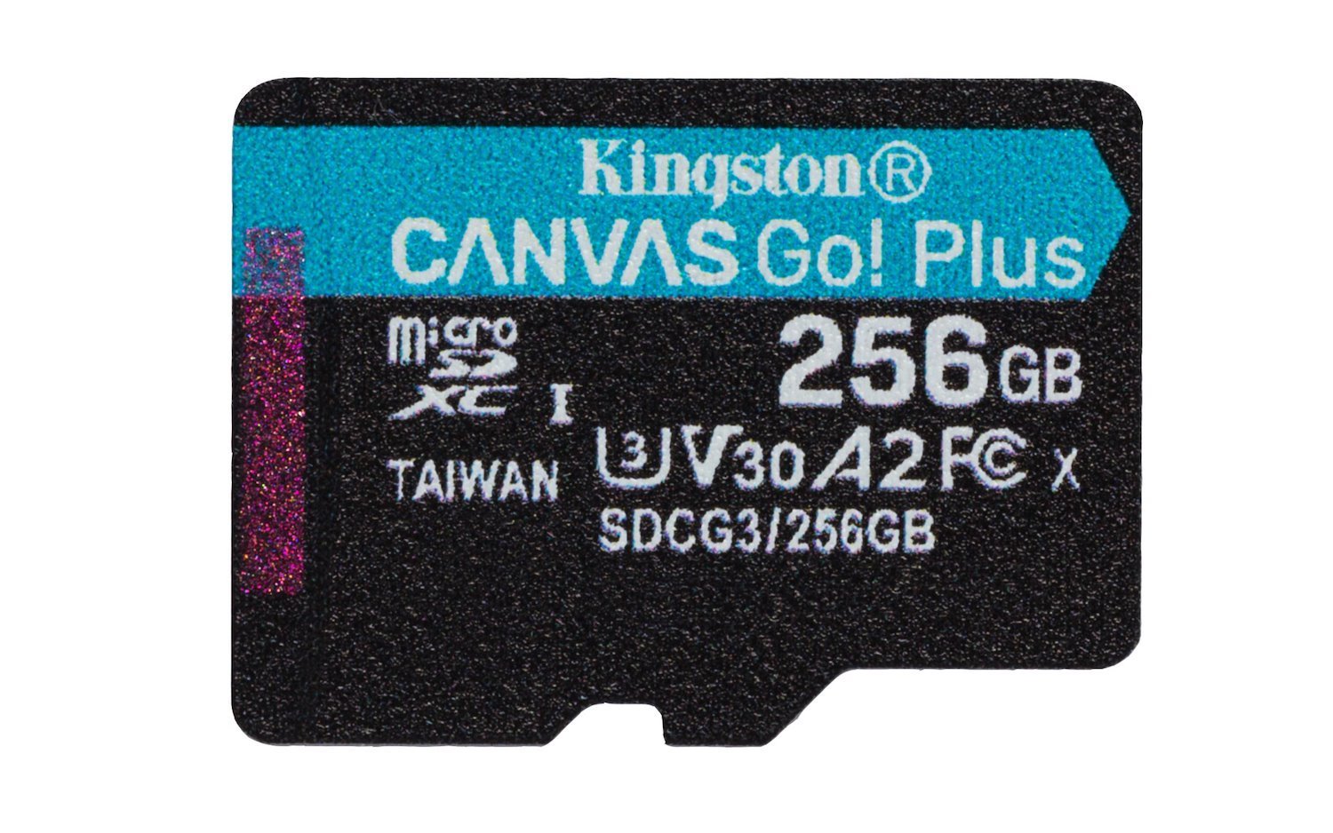 Kingston Canvas Go! Plus SDCG3 256 GB Class 10/UHS-I (U3) microSDXC - 1 Pack