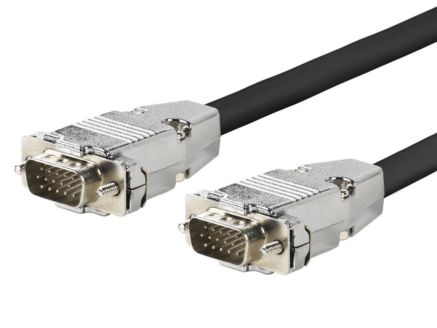 Vivolink Provgam15 Vga Cable 15 M Vga [D-Sub] Black (Pro Vga Cable Metal M-M - . - Warranty: 144M)