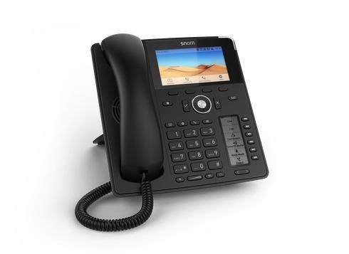 Snom D785 Customized Schwarz Ip Phone Black 12 Lines TFT (Snom D785 4.3 TFT-colour Display Ext. Monitoring Phone)