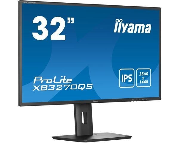 Iiyama ProLite XB3270QS-B5 Computer Monitor 80 CM [31.5] 2560 X 1440 Pixels Wide Quad HD Led Black (Prolite XB3270QS-B5 - 32In Led Monitor WQHD BLK)