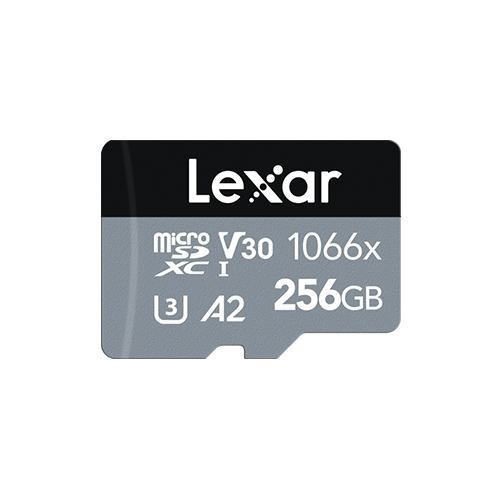 Lexar Professional 1066X 256 GB MicroSDXC Uhs-I Class 10 (256GB Lexar High-Performance 1066X Uhs-I microSDXC Card)