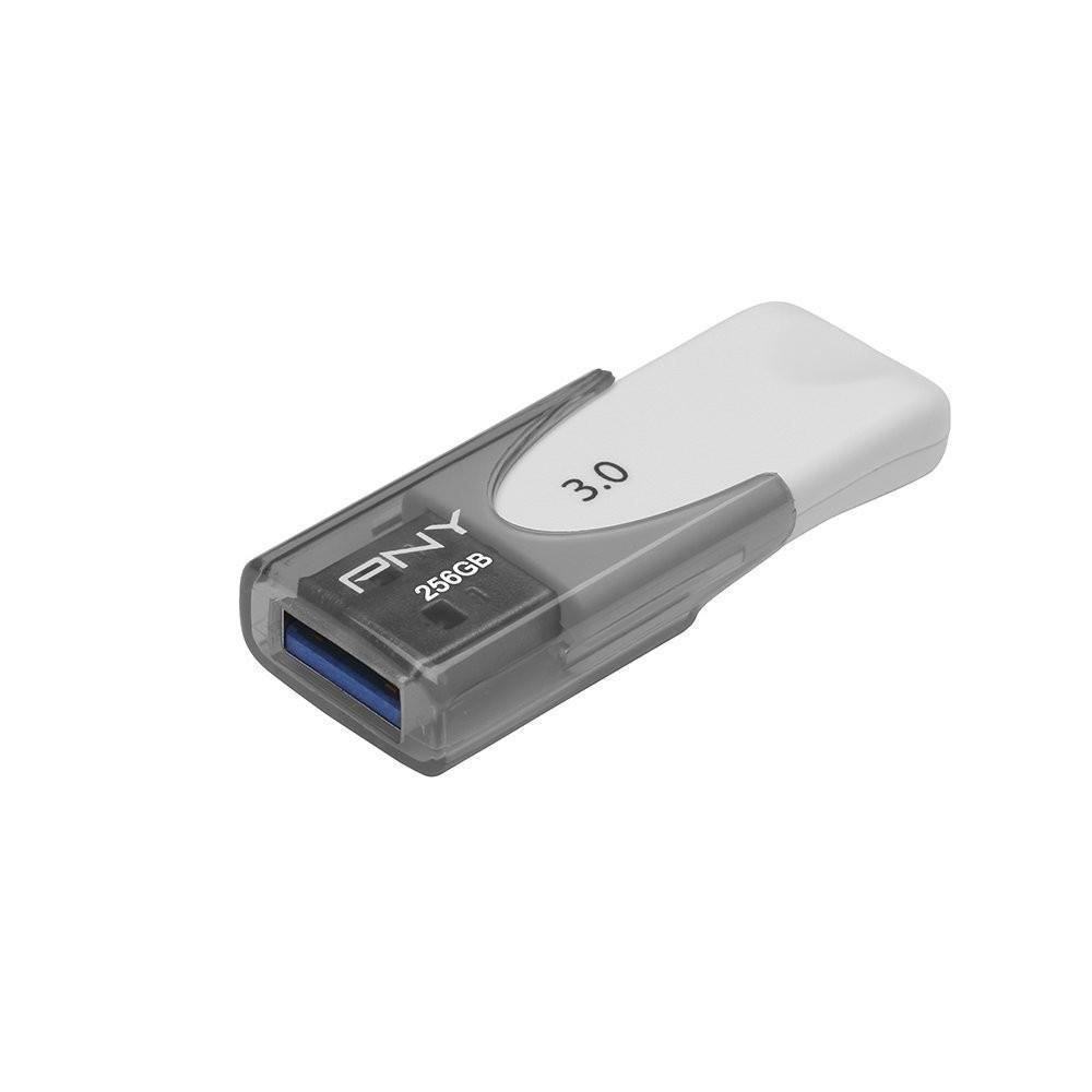 PNY Attach&eacute; 4 3.0 256 GB USB 3.0 Flash Drive - Grey