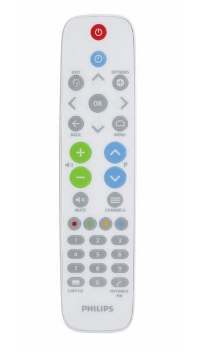 Philips 22Av1604b Remote Control TV Press Buttons (22Av1604b/12 - Healthcare Remote Control)