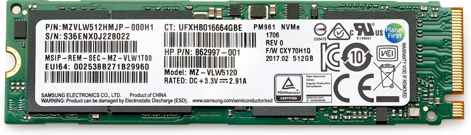 HP 1 TB Solid State Drive - Internal - PCI Express NVMe