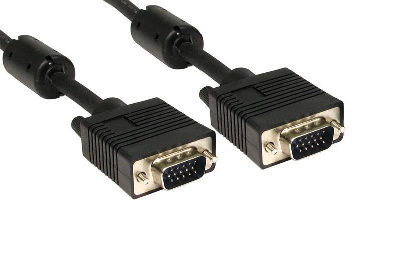 Cables Direct Svga M/M 50M Vga Cable Vga [D-Sub] Black (50M Svga Male - Male Cable)