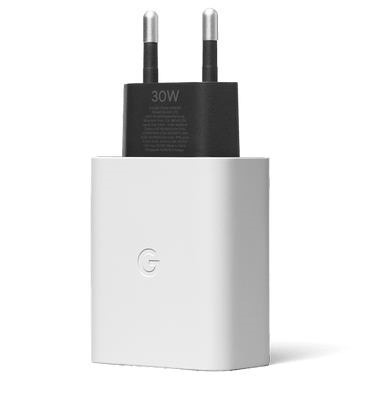 Google Ga03502-Eu Mobile Device Charger Black White Indoor (Google 30W Usb-C Wall Charger - White)