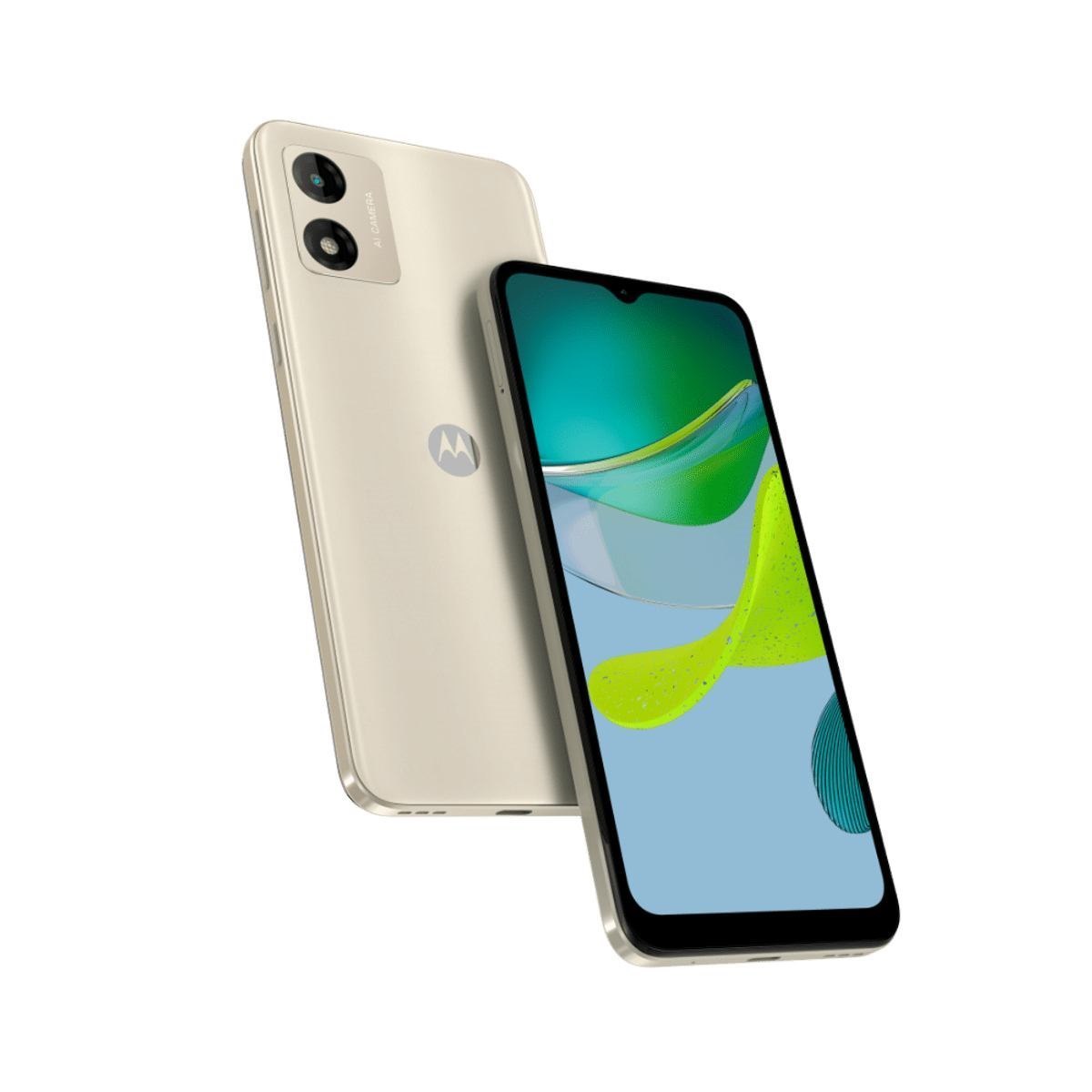 Motorola Moto E13 16.5 CM [6.5] Dual Sim Android 13 Go Edition 4G Usb Type-C 2 GB 64 GB 5000 mAh White (Motorola E13 Creamy White)