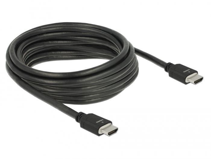 DeLOCK 85296 Hdmi Cable 5 M Hdmi Type A [Standard] Black (85296 Hdmi Cable 5 M Hdmi - Type A [Standard] Black - - High Speed - Hdmi Cable - Warranty: 12M)