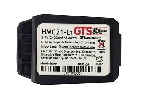 GTS Hmc21-Li Handheld Mobile Computer Spare Part Battery (MC2100 Rechargeable Battery - 3.7V 2400 Mah Btry-Mc21eab0e)