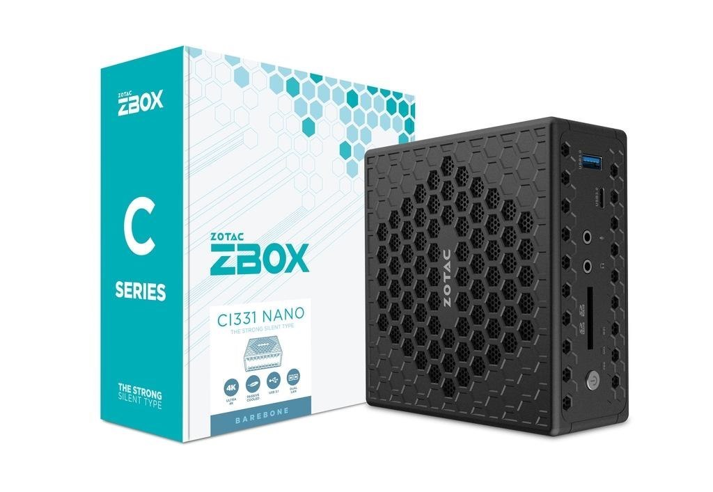 Zotac Zbox Ci331 Nano Black N5100 1.1 GHz (Zbox Ci331 Nano Barebone - N5100 2XDDR4 Sata Iii Wifi)