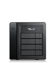 Promise Technology Pegasus32 R4 Disk Array 16 TB Tower Black (Pegasus32 R4 4X4TB Sata HDD - Raid 0.7M TB 40GB/S Usb3.2 Gen2)
