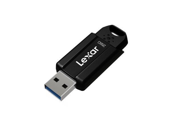 Lexar JumpDrive S80 Usb Flash Drive 256 GB Usb Type-A 3.2 Gen 1 [3.1 Gen 1] Black (256GB Lexar JumpDrive S80 Usb 3.1 Flash Drive)