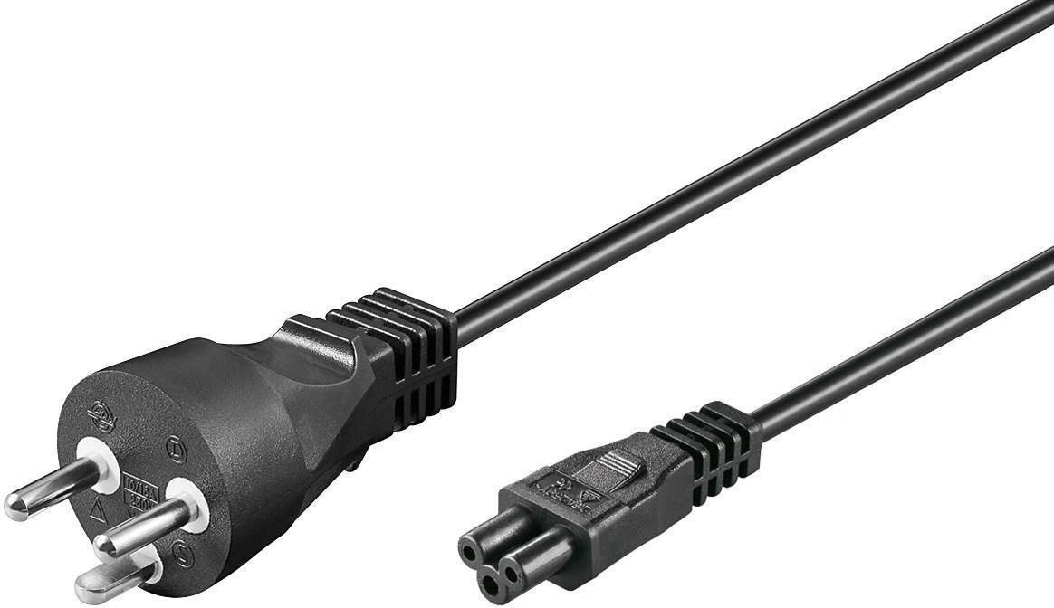 Microconnect Pe120810 Power Cable Black 1 M Power Plug Type K C5 Coupler (PowerCord DK To C5 1M - Power DK Type K To C5 - H05VV-F 3 X 0.75MM² - Warranty: 300M)