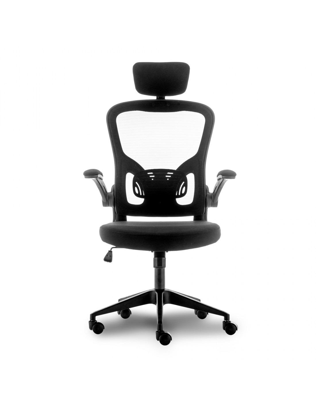 Urban Factory Ergo Air Filled Seat Meshed Backrest (Ergo: Simple Ergonomic Adjustable Working Chair Black)