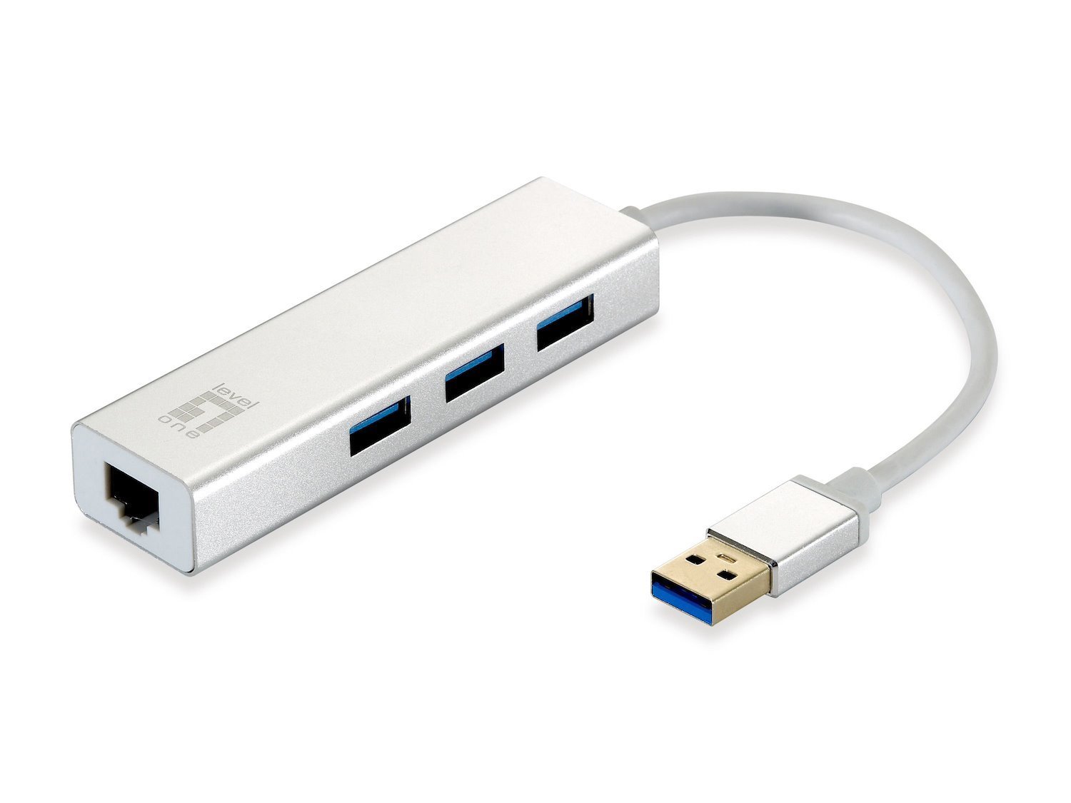 LevelOne Gigabit Usb Network Adapter Usb Hub (LevelOne Adapter Usb3.0 -> GBit-LAN + USB3.0-Hub)