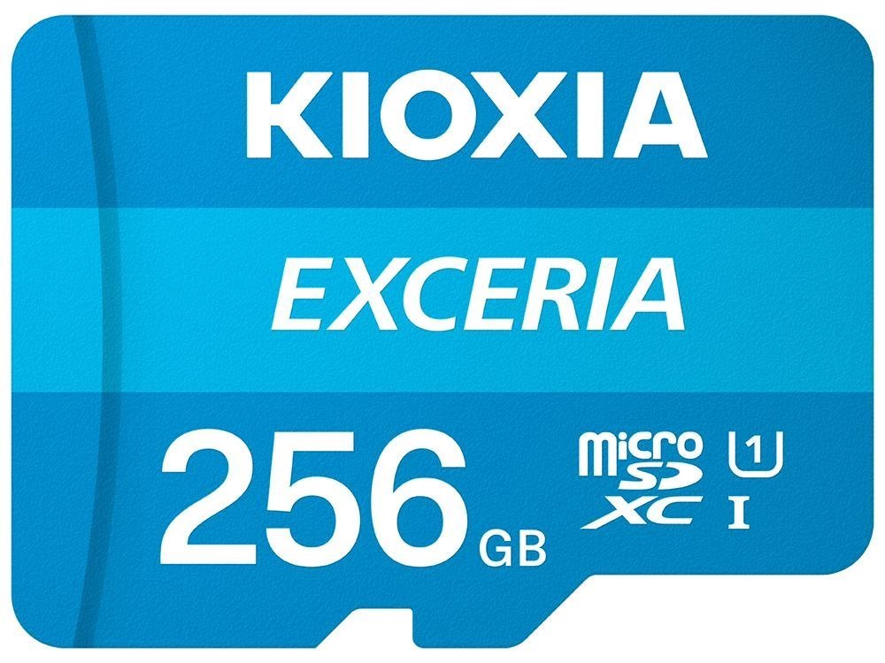 Kioxia Exceria 256 GB MicroSDXC Uhs-I Class 10 (Kioxia microSD-Card Exceria 256GB)