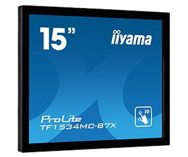 Iiyama TF1534MC-B7X Pos Monitor 38.1 CM [15] 1024 X 768 Pixels Xga Touchscreen (Iiyama ProLite TF1534MC-B7X - Led Monitor - 15 - Open Frame - Touchscreen - 1024 X 768 - TN - 370 CD/M² - 700:1 - 8 MS -