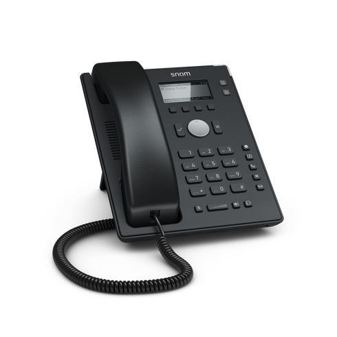 Snom D120 Ip Phone Black 2 Lines (Snom D120 2 Sip 4 Soft Function Button Phone)