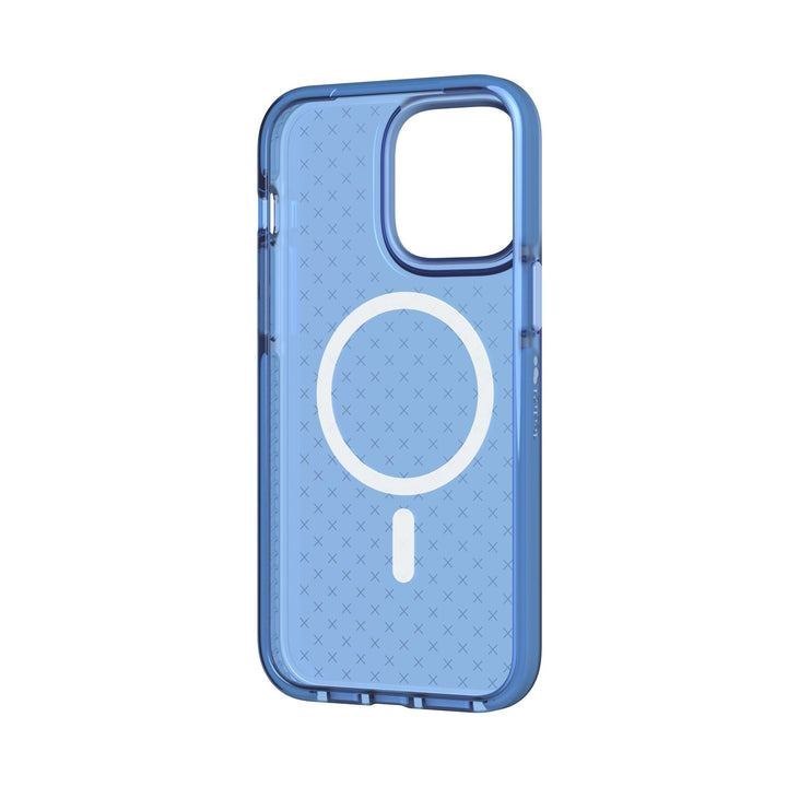 Tech21 Evo Check Mobile Phone Case 15.5 CM [6.1] Cover Blue (Evocheck Mgsafepurple - Iphone 14 Pro)