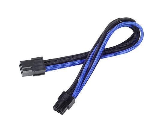 Silverstone Pp07-Ide6ba 0.25 M (Silverstone 6-Pin PCIe To 6-Pin PCIe Cable 25 CM - Black / Blue)