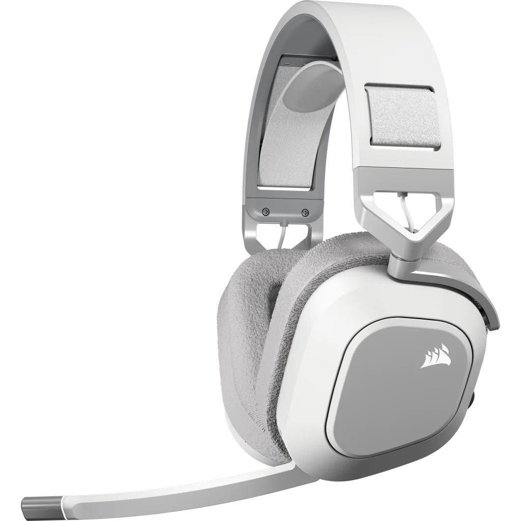 Corsair Ca-9011296-Eu Headphones/Headset Wireless Head-Band Gaming Bluetooth White (Corsair HS80 Max W/L Headset White)