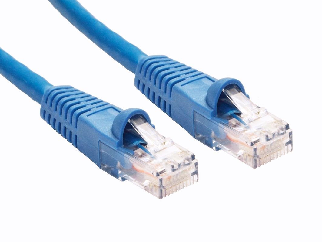 Cables Direct B6LZ-600B Networking Cable Blue 0.5 M Cat6 U/Utp [Utp] (0.5M Snagless Cat6 LSZH Patch Cable - Blue)