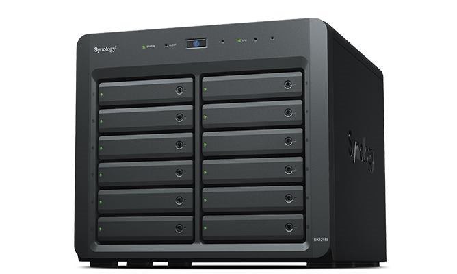 Synology Dx1215ii/192Tb-Tosh Disk Array Desktop Black (Synology Dx1215ii/192Tb Tosh 12 Bay DT)