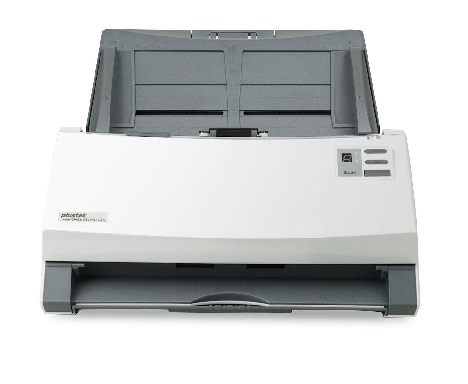 Plustek SmartOffice Ps406u Plus Adf Scanner 600 X 600 Dpi A4 Grey White (Smartoffice Ps406u Plus - A4 Duplex Adf Einzugsscanner)