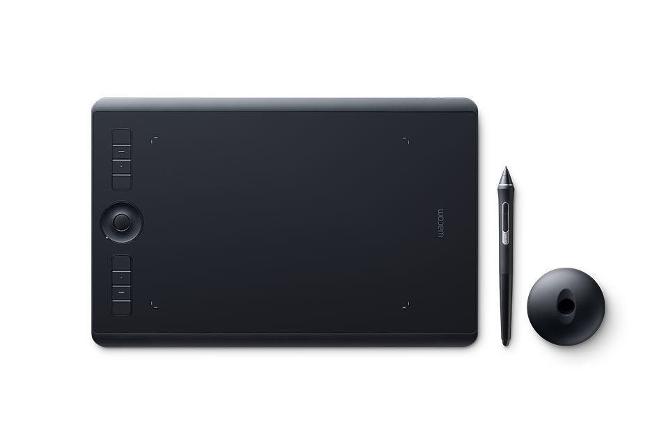 Wacom Intuos Pro M South Graphic Tablet Black 5080 Lpi 224 X 148 MM USB/Bluetooth (Intuos Pro M South - In)