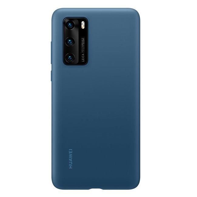 Huawei 51993721 Mobile Phone Case 15.5 CM [6.1] Cover Blue (Huawei P40 Silicone Case - Blue)