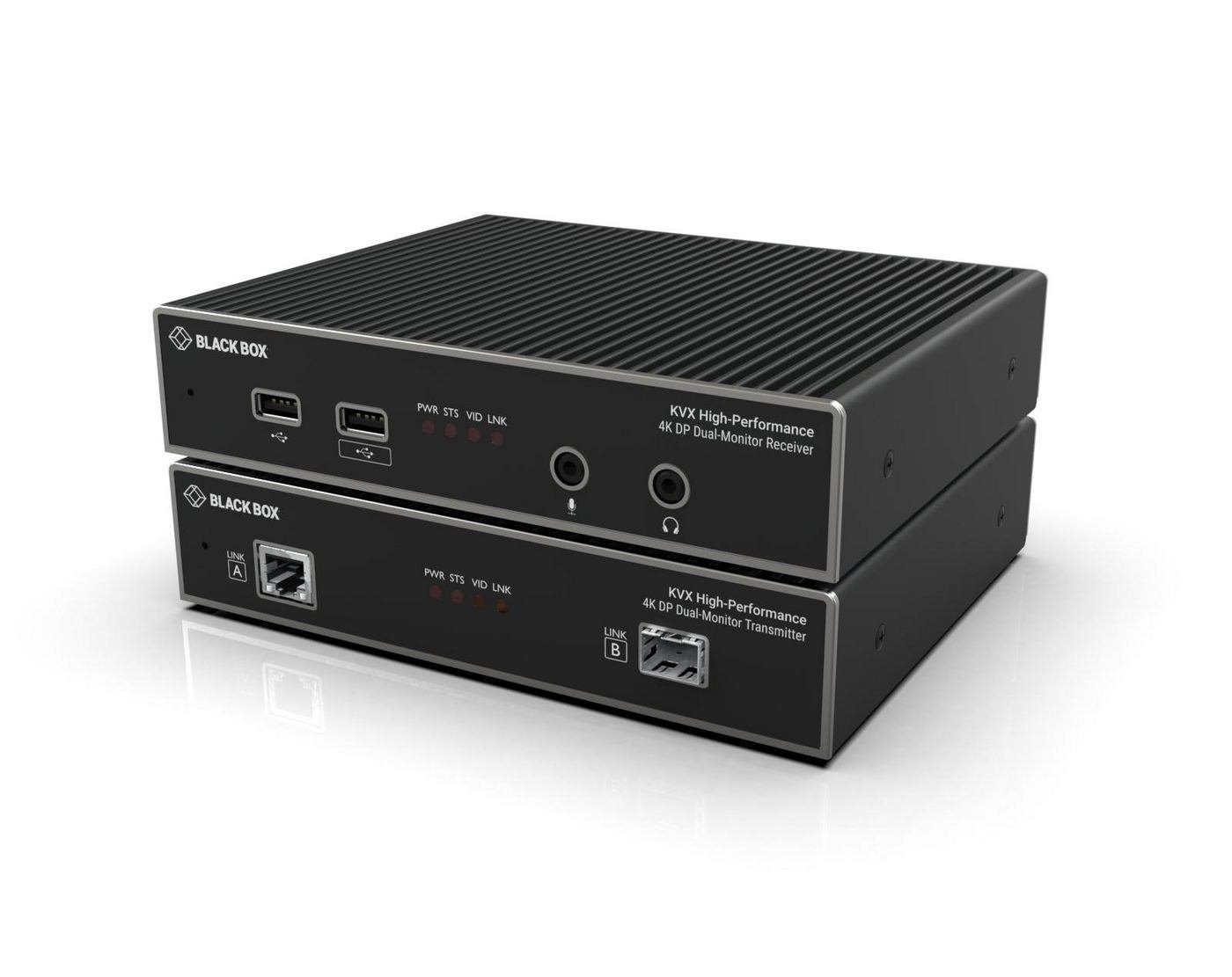 Black Box KVX HP Series Displayport - Catx/Fibre KVM Ext DH RX - Warranty: 24M