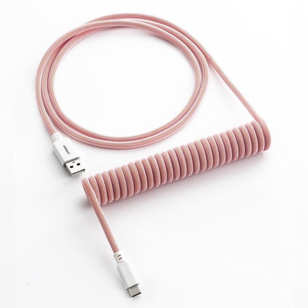 Cablemod Cm-Ckca-Cw-Ow150ow-R Usb Cable 1.5 M Usb A Usb C Orange (CableMod Classic Coiled Keyboard Cable Usb A To Usb Type C 150CM - Orangesicle)