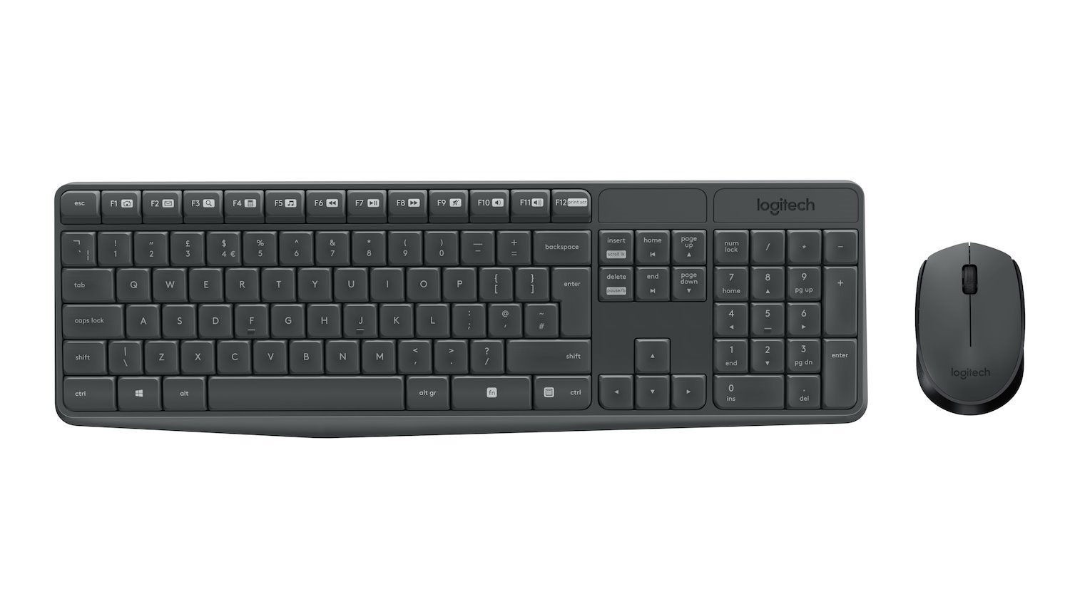 Logitech MK235 Keyboard & Mouse - International, English (US)