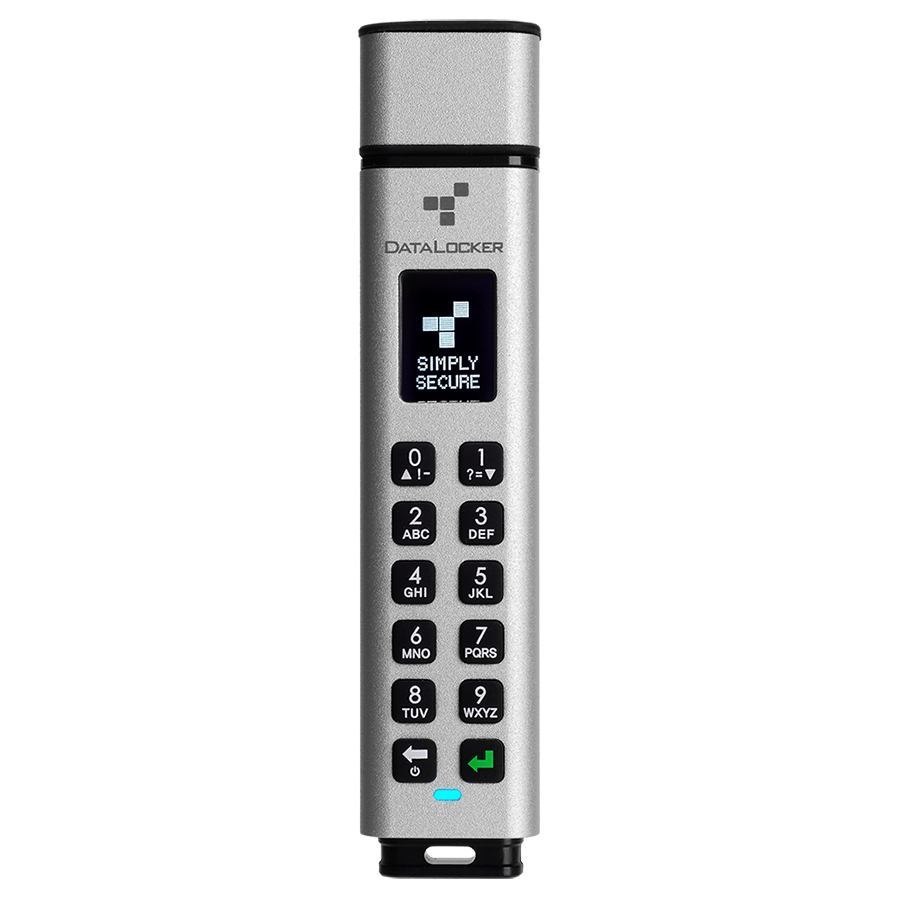 DataLocker Sentry K350 16 GB Encrypted Usb Drive Fips 140-2 L3 Aes 256-Bit Mil-Std-810G Display With Keypad Usb A Connector Compatible With 3.2 Gen 1 & Usb 2.0 (Sentry K350 Fips Secure Usb 3.1 Ge