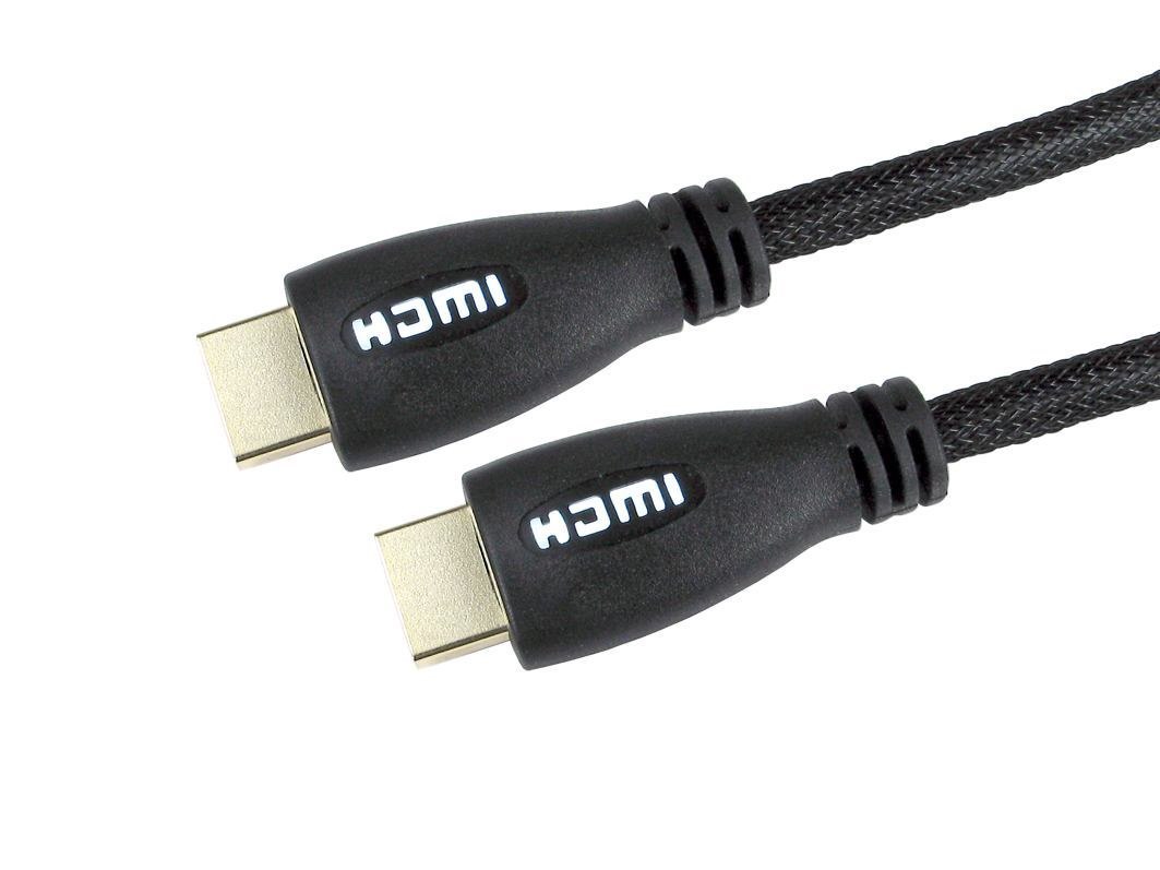 Cables Direct Hdmi/Hdmi M/M 2M Hdmi Cable Hdmi Type A [Standard] Black (2M Hdmi Cable With White Led Illuminated Connectors)
