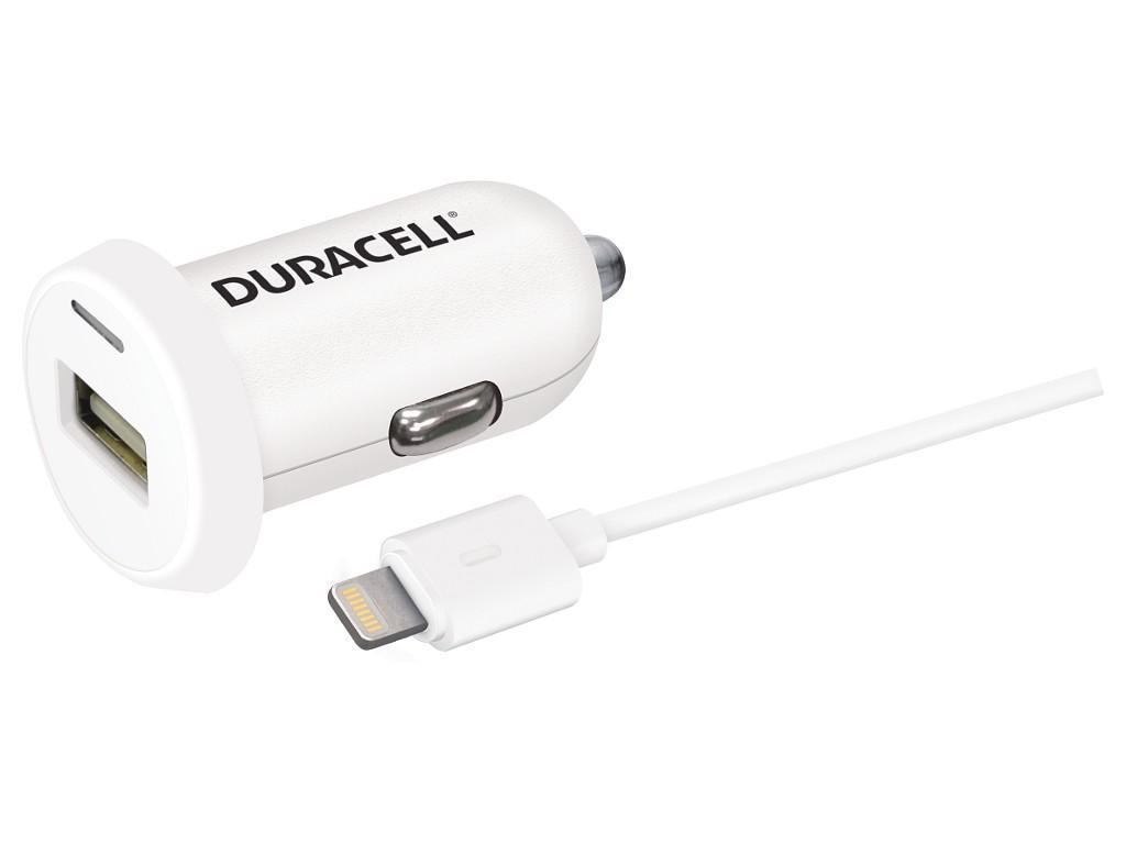 Duracell In-Car 2.4A Charger+MFi Lightning Cable (In-Car 2.4A Charger+MFi Lightning Cable)