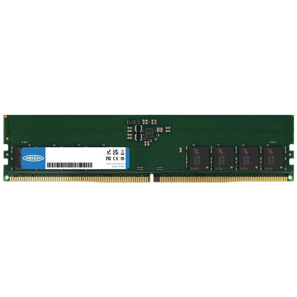 Origin RAM Module - 8 GB - DDR5-4800/PC5-38400 DDR5 SDRAM - 4800 MHz Single-rank Memory - 1.10 V