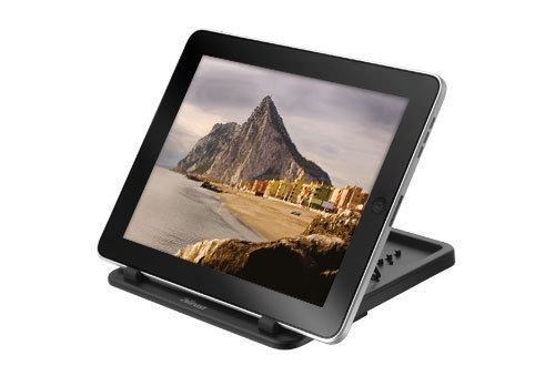 Trust Portable & Lightweight Stand For Tablets Passive Holder Tablet/UMPC Black (Trust Portable & Lightweight Stand For Ipad An)
