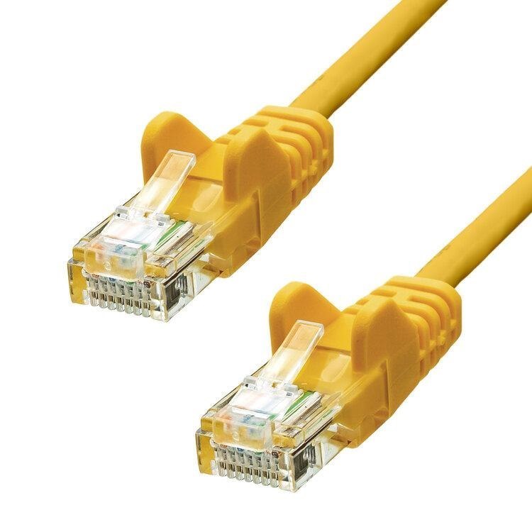 ProXtend CAT5e U/Utp Cca PVC Yellow 1M (CAT5e U/Utp Cca PVC Ethernet - Cable Yellow 1M - Warranty: 360M)